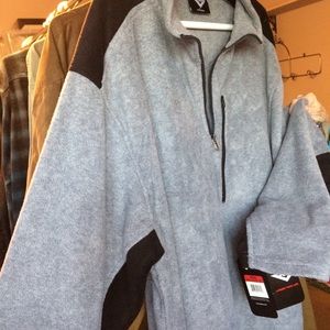New PONY Performance Fleece XL Mens Soft Warm Gray